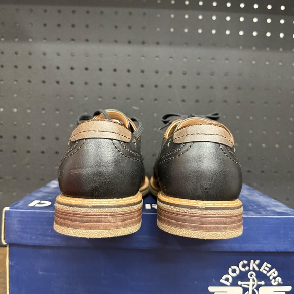 Used W/ Box! Men's Dockers Black Bronson Business Casual Shoes Size 8.5W - Picture 4 of 5